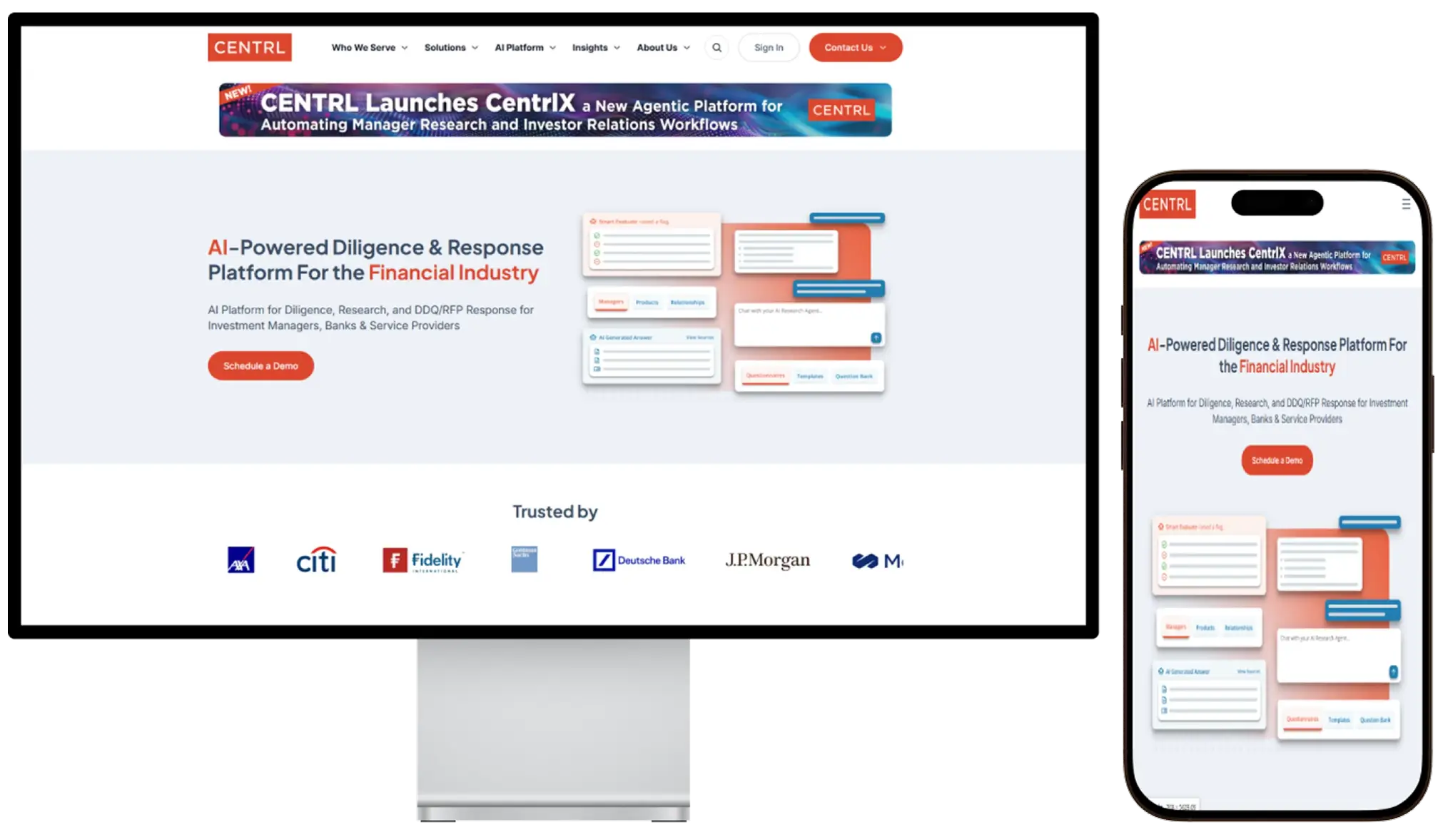 Centrl.ai AI financial platform