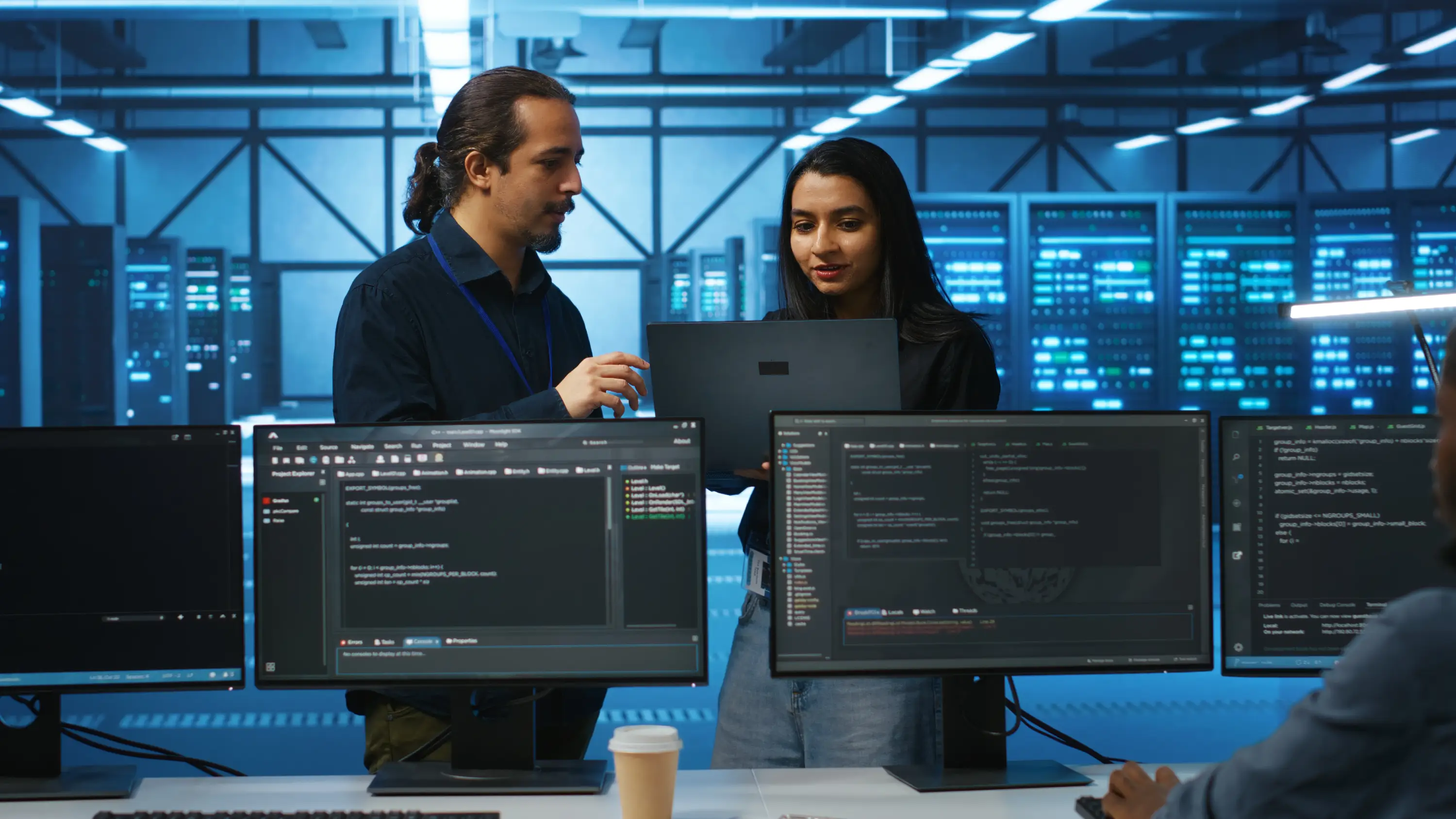 Custom software connecting CRM, ERP, BI and APIs into one platform