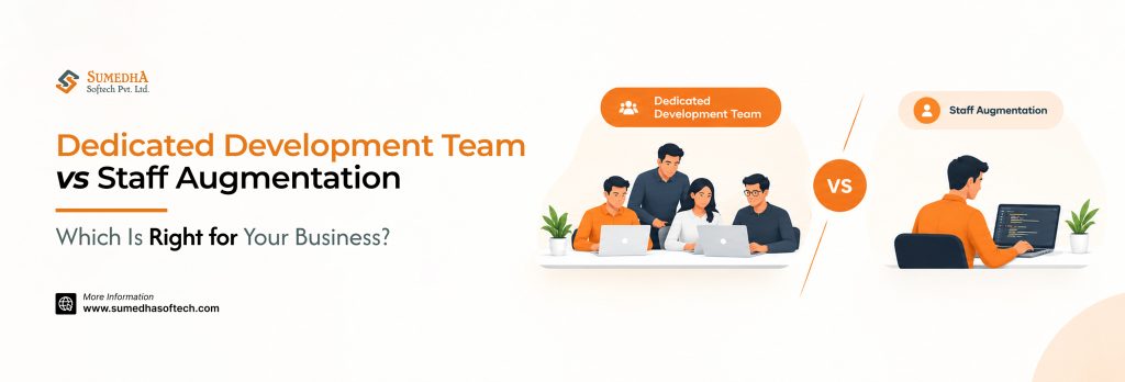 dedicated development team vs. staff augmentation